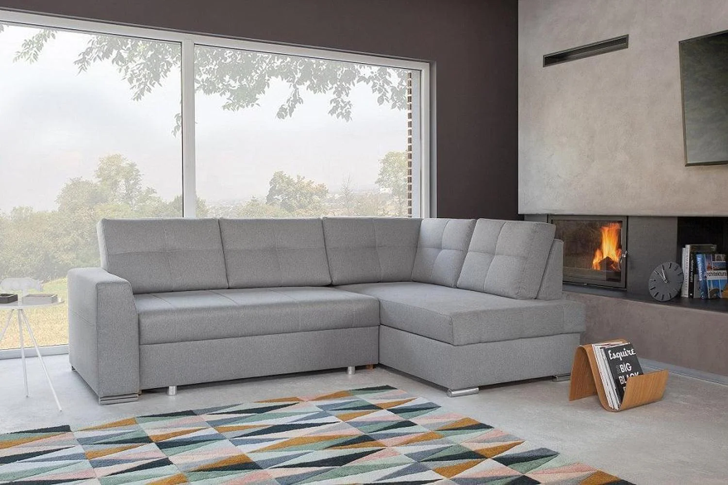 Stilo Corner Sofa Bed With Storage