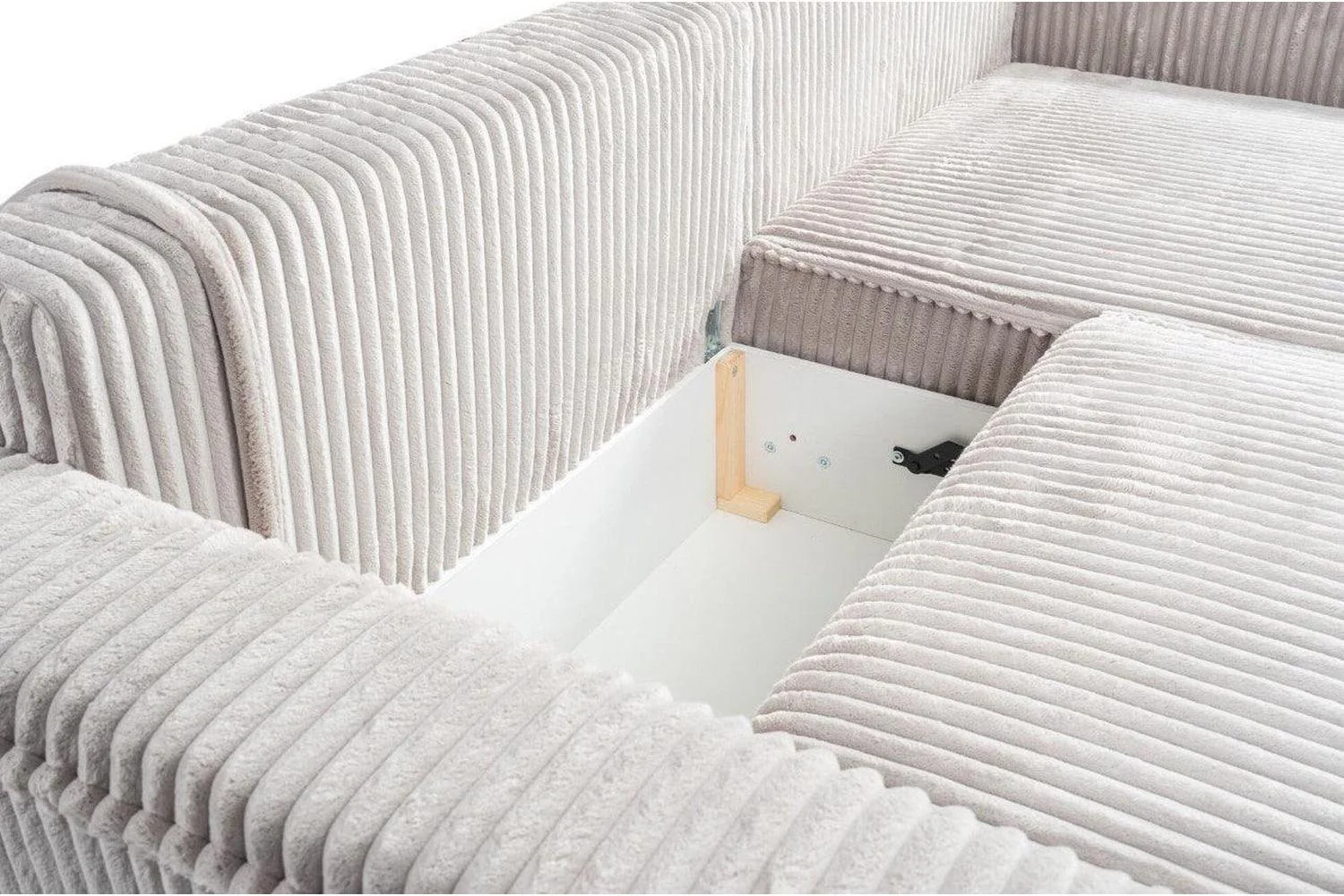 Lilly Corner Sofa Bed With Storage - Image 4