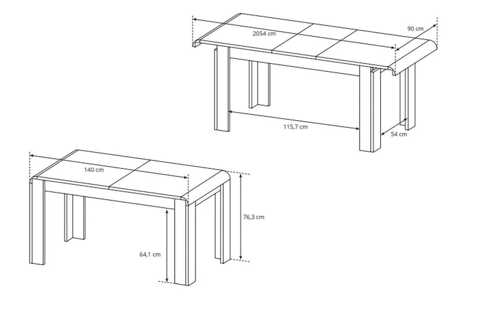 Link Extending Dining Table - Image 2