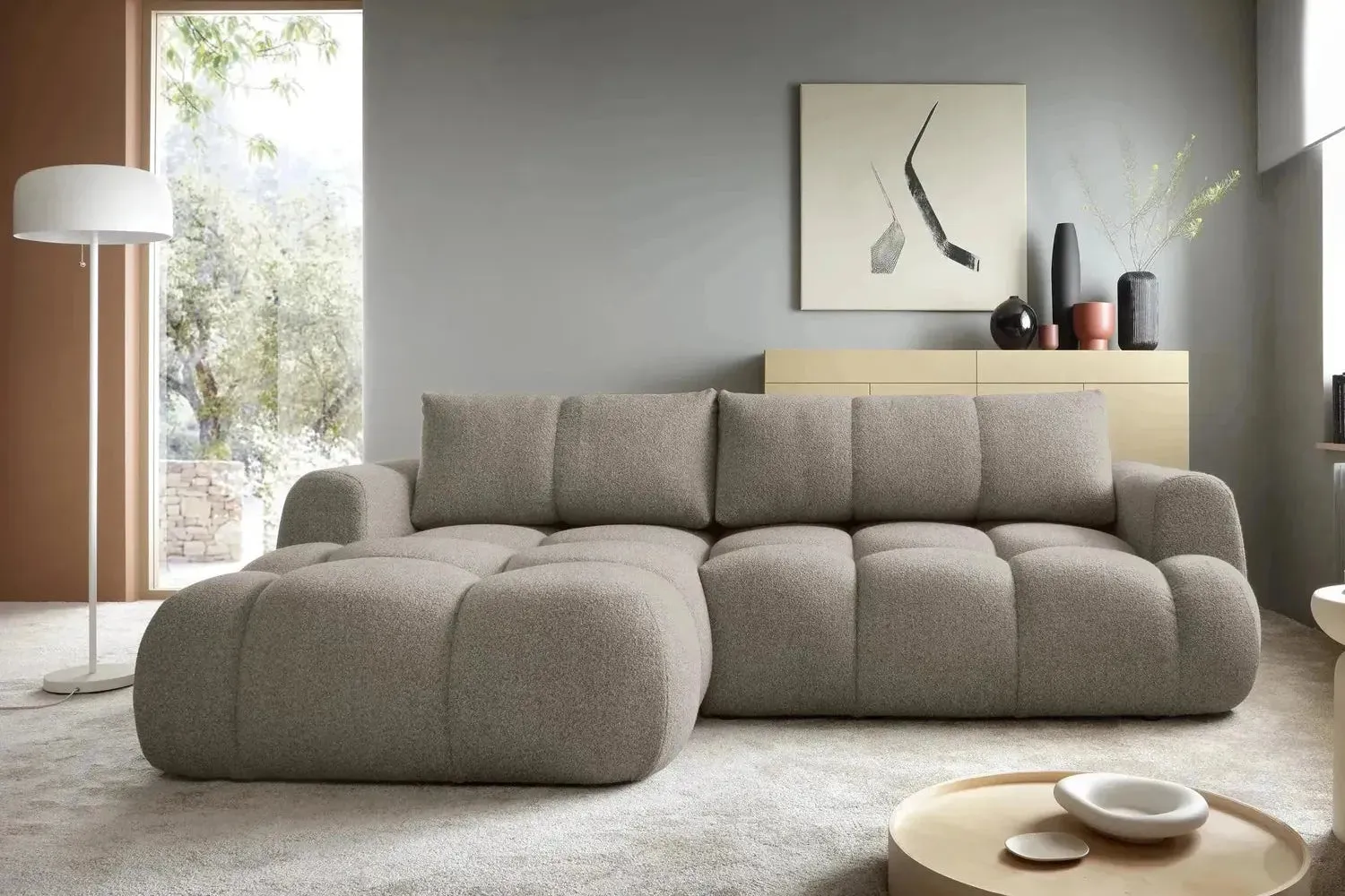 London Corner Sofa Bed With Storage - Image 11