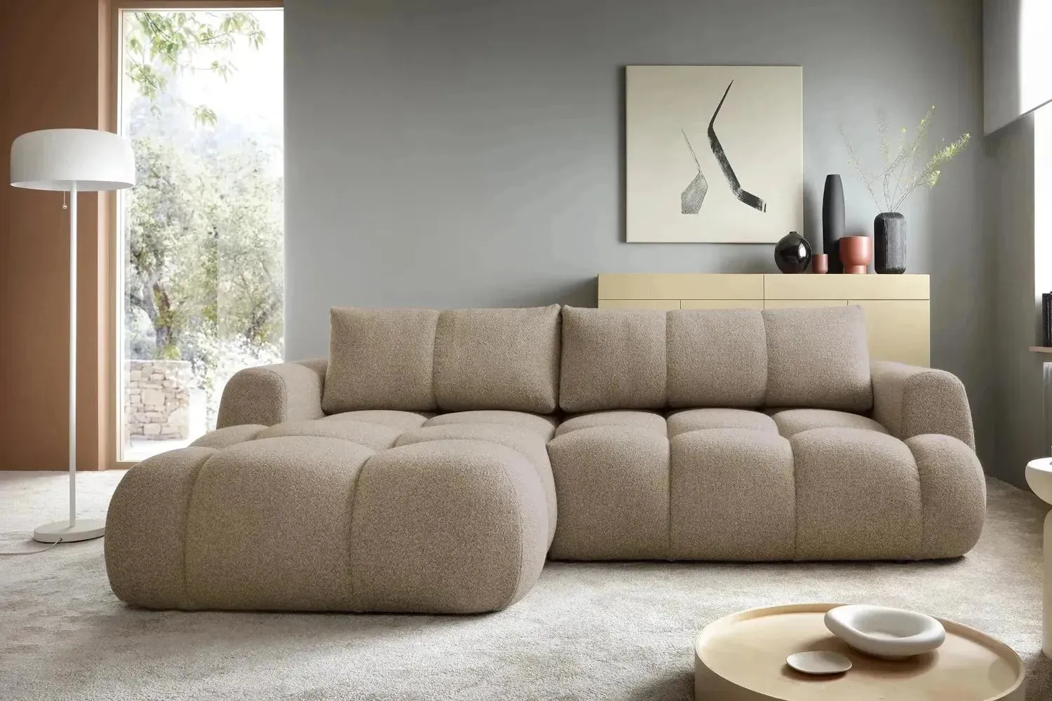 London Corner Sofa Bed With Storage - Image 23
