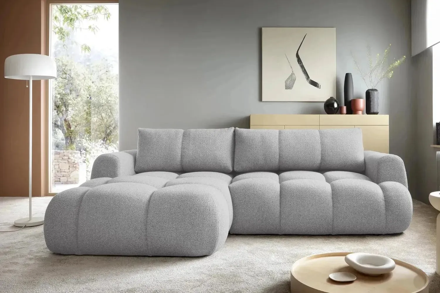 London Corner Sofa Bed With Storage - Image 28