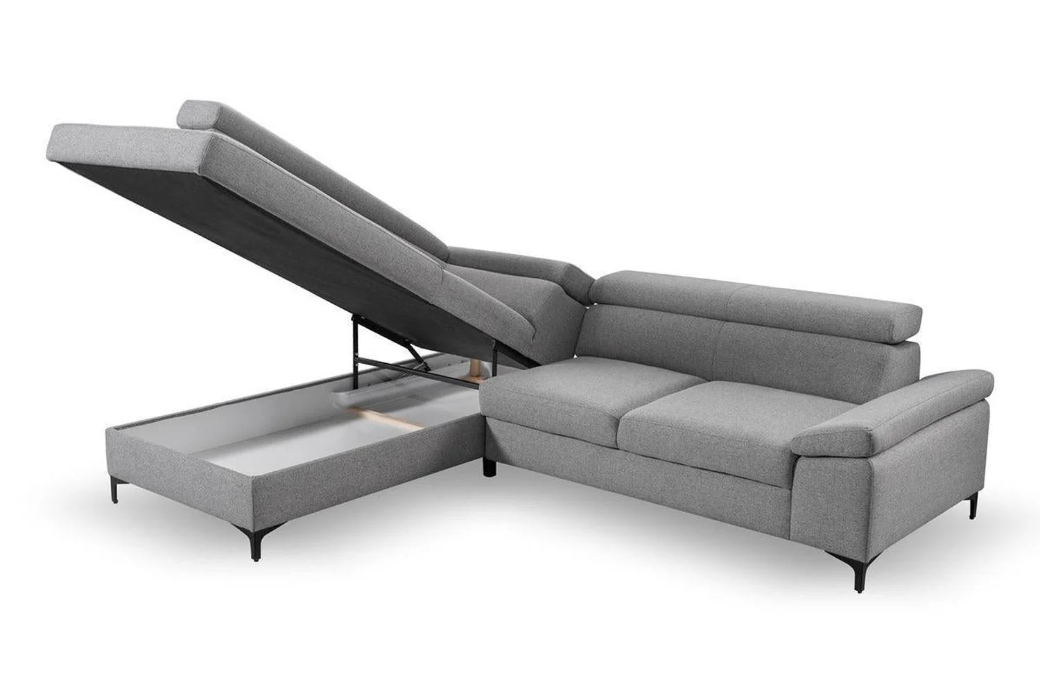 Lonigo Corner Sofa Bed With Storage - Image 4