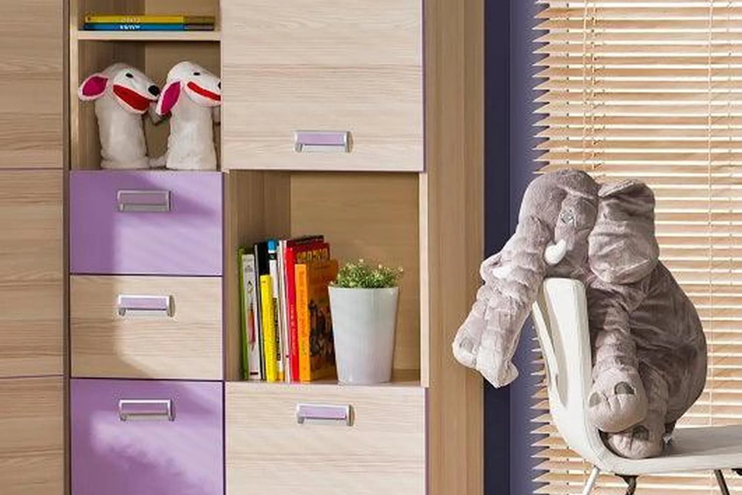 Lorento L7 Express Delivery Cabinet Purple - Image 2