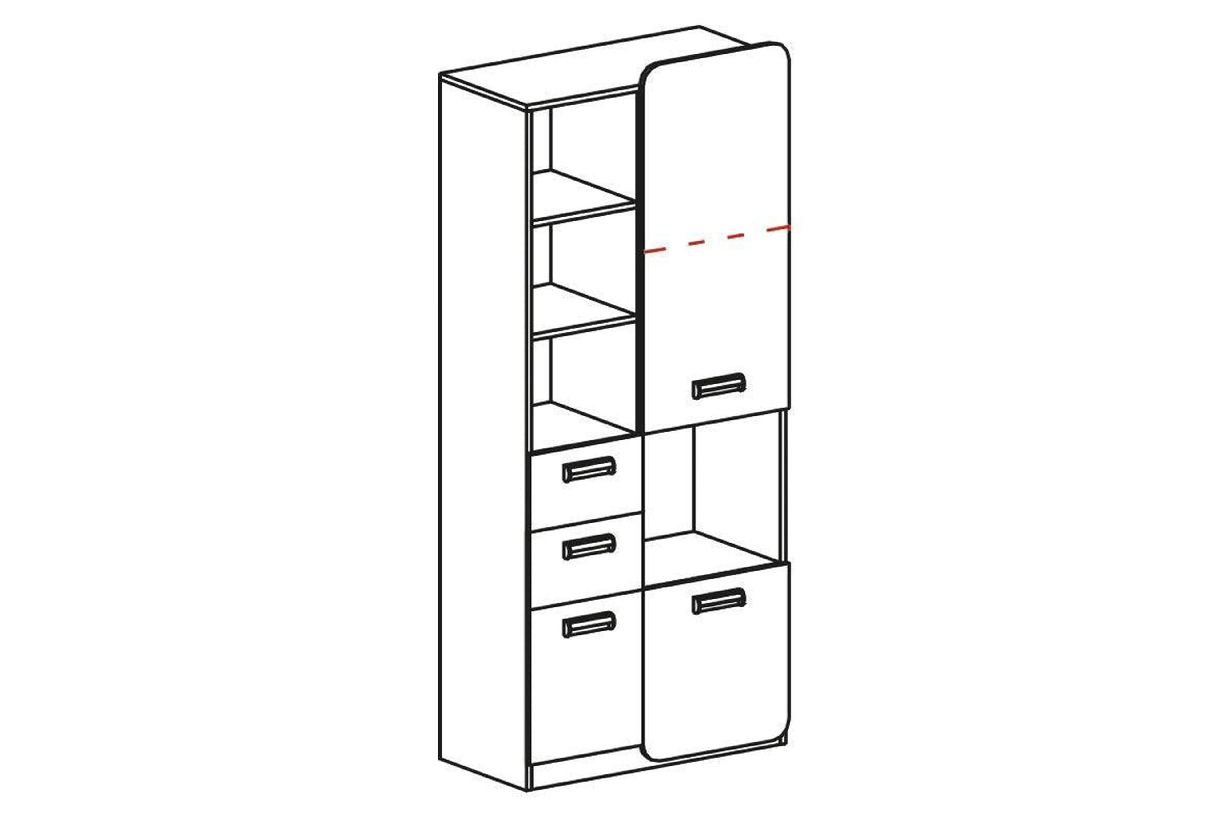 Lorento L7 Express Delivery Cabinet Purple - Image 3