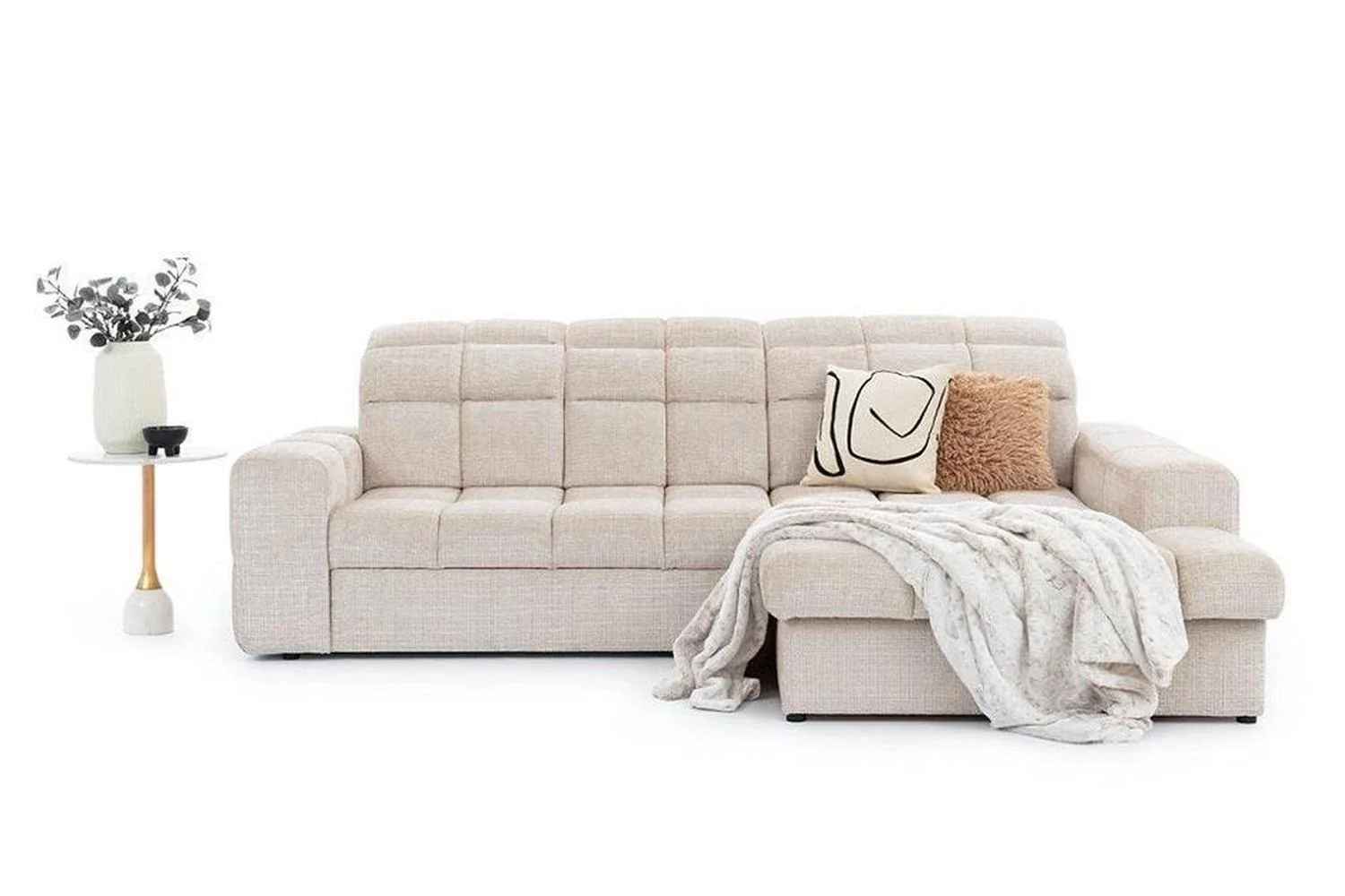Lugo Corner Sofa Bed With Storage - Image 4