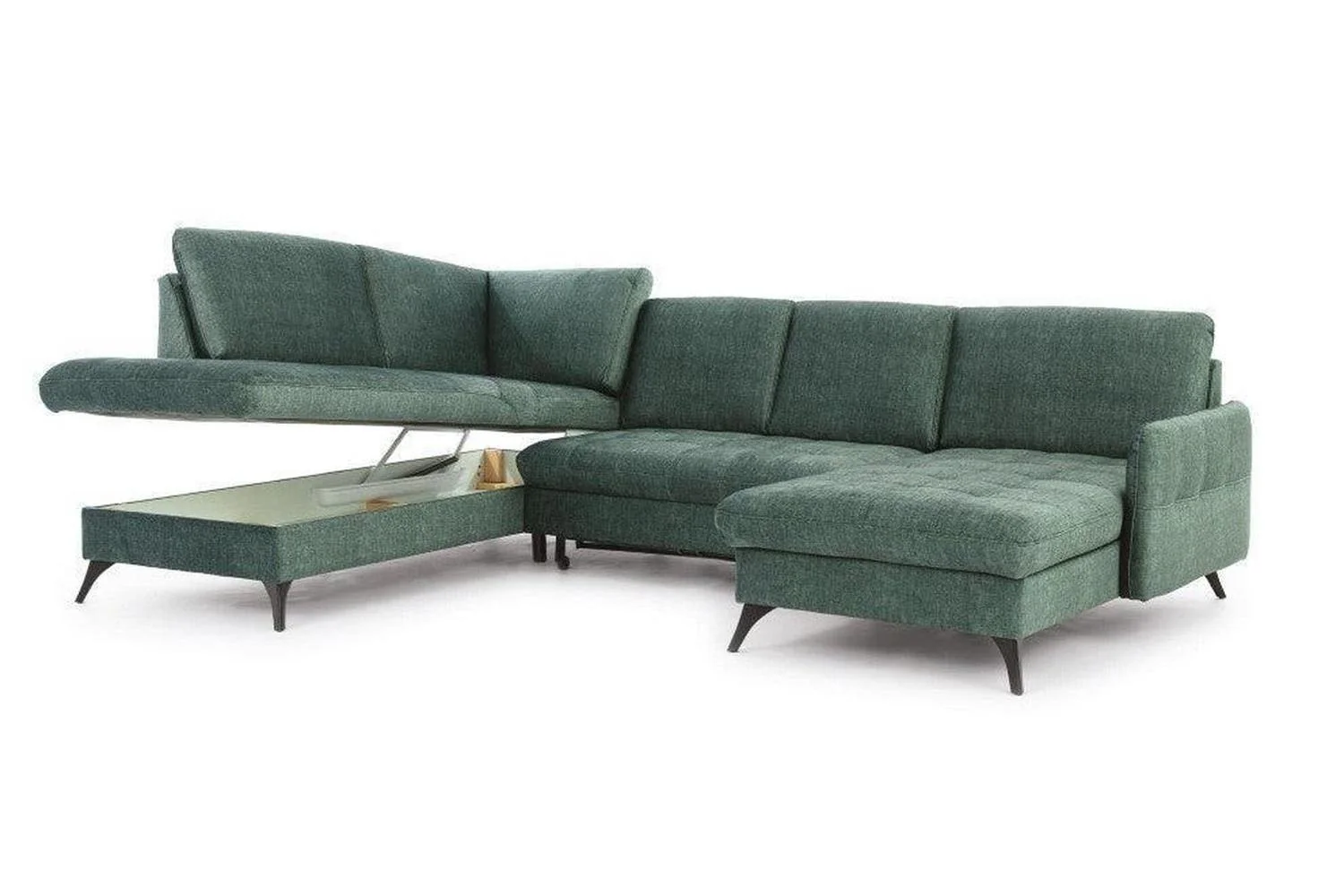 Lukka U Corner Sofa Bed With Storage - Image 4