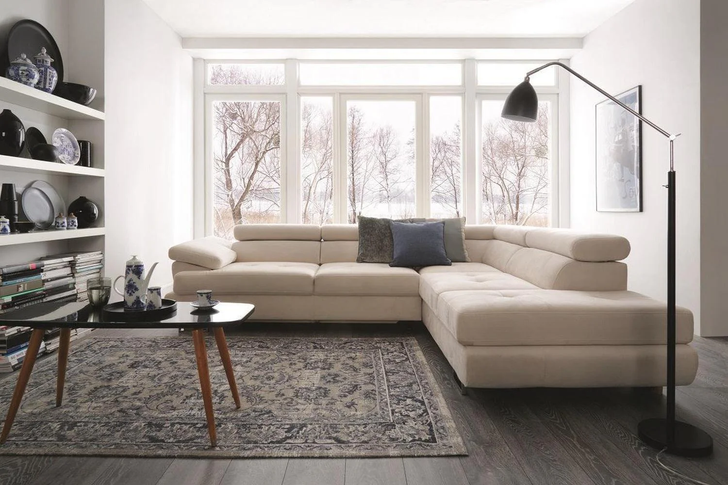 Luton Corner Sofa Bed With Storage - Image 4