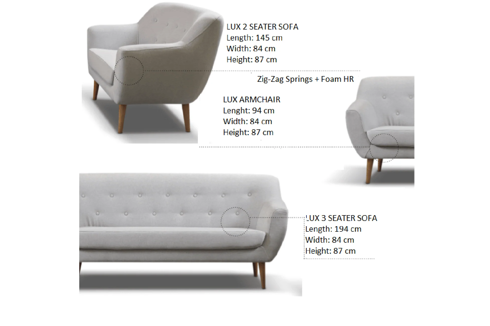 Lux Armchair - Image 3