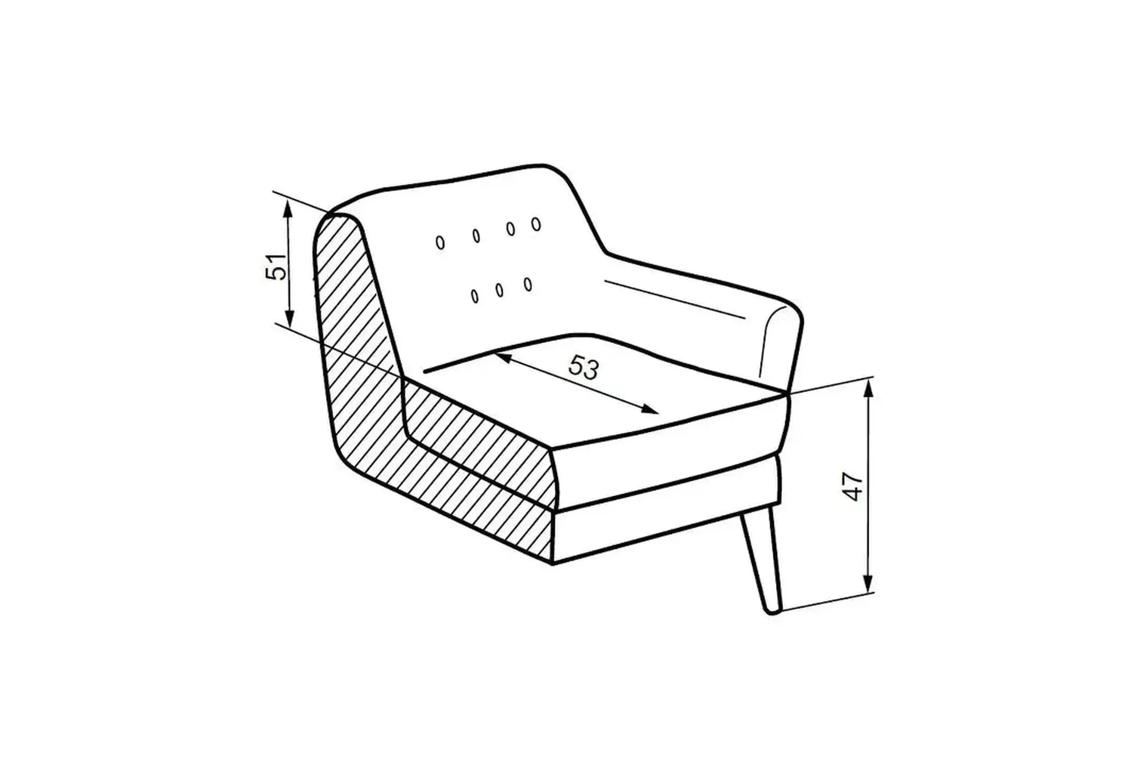 Lux Armchair - Image 4
