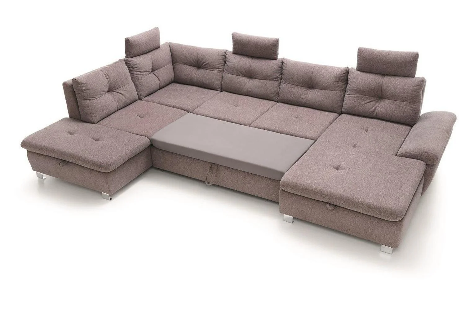 Madeira 3 U Shape Corner Sofa Bed With Storage - Image 3