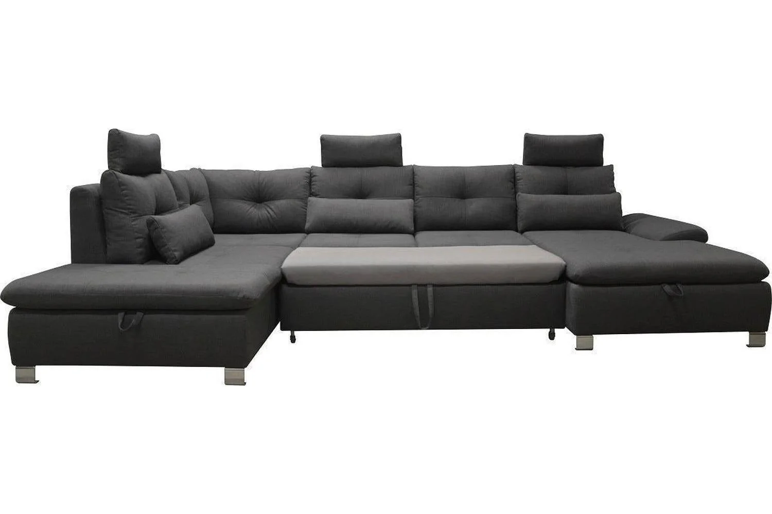 Madeira 3 U Shape Corner Sofa Bed With Storage - Image 6
