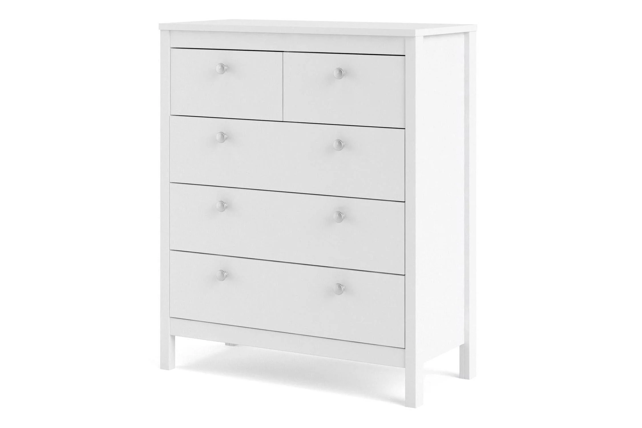 Madrid Chest 3+2 Drawers In White - Image 2