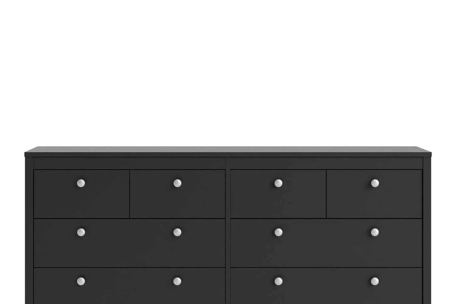 Madrid 4+4 Chest of Drawers In Matt Black - Image 3