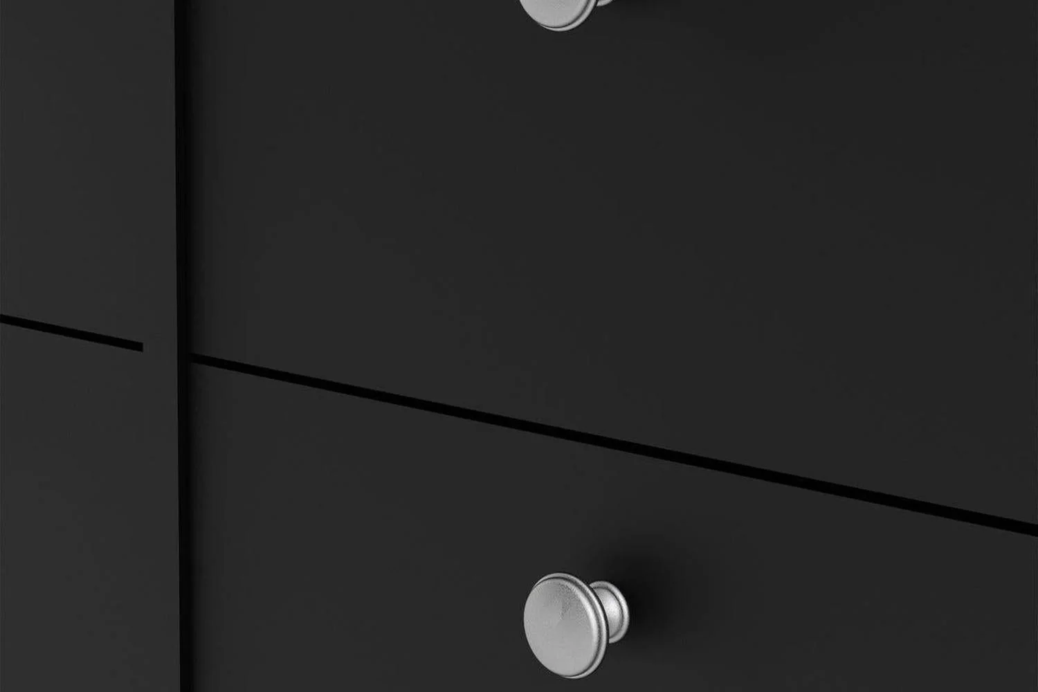 Madrid 4+4 Chest of Drawers In Matt Black - Image 6