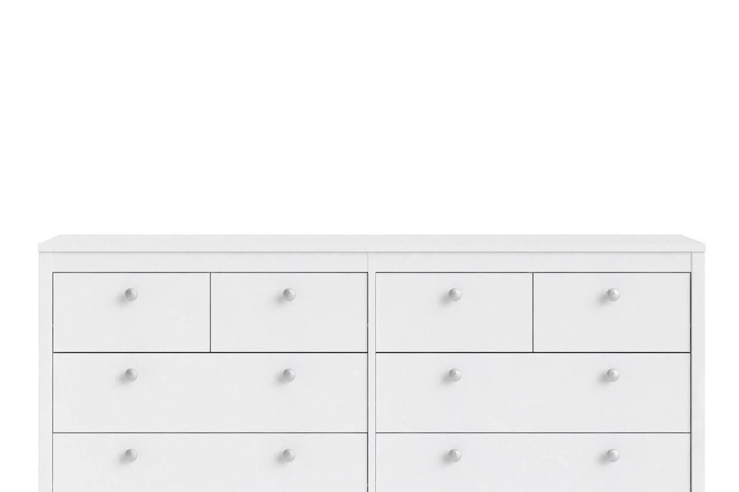 Madrid 4+4 Chest of Drawers In White - Image 3