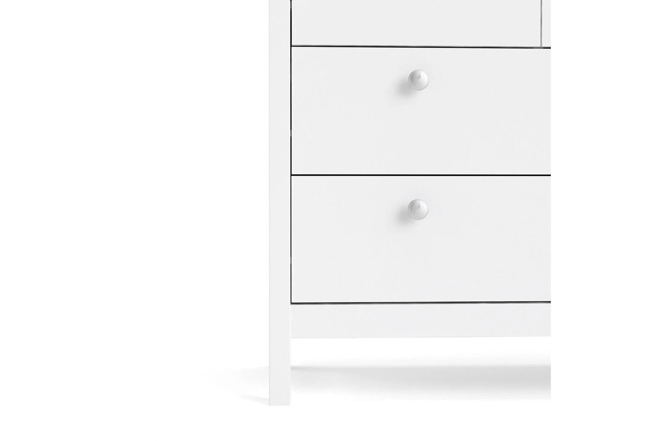 Madrid 4+4 Chest of Drawers In White - Image 5