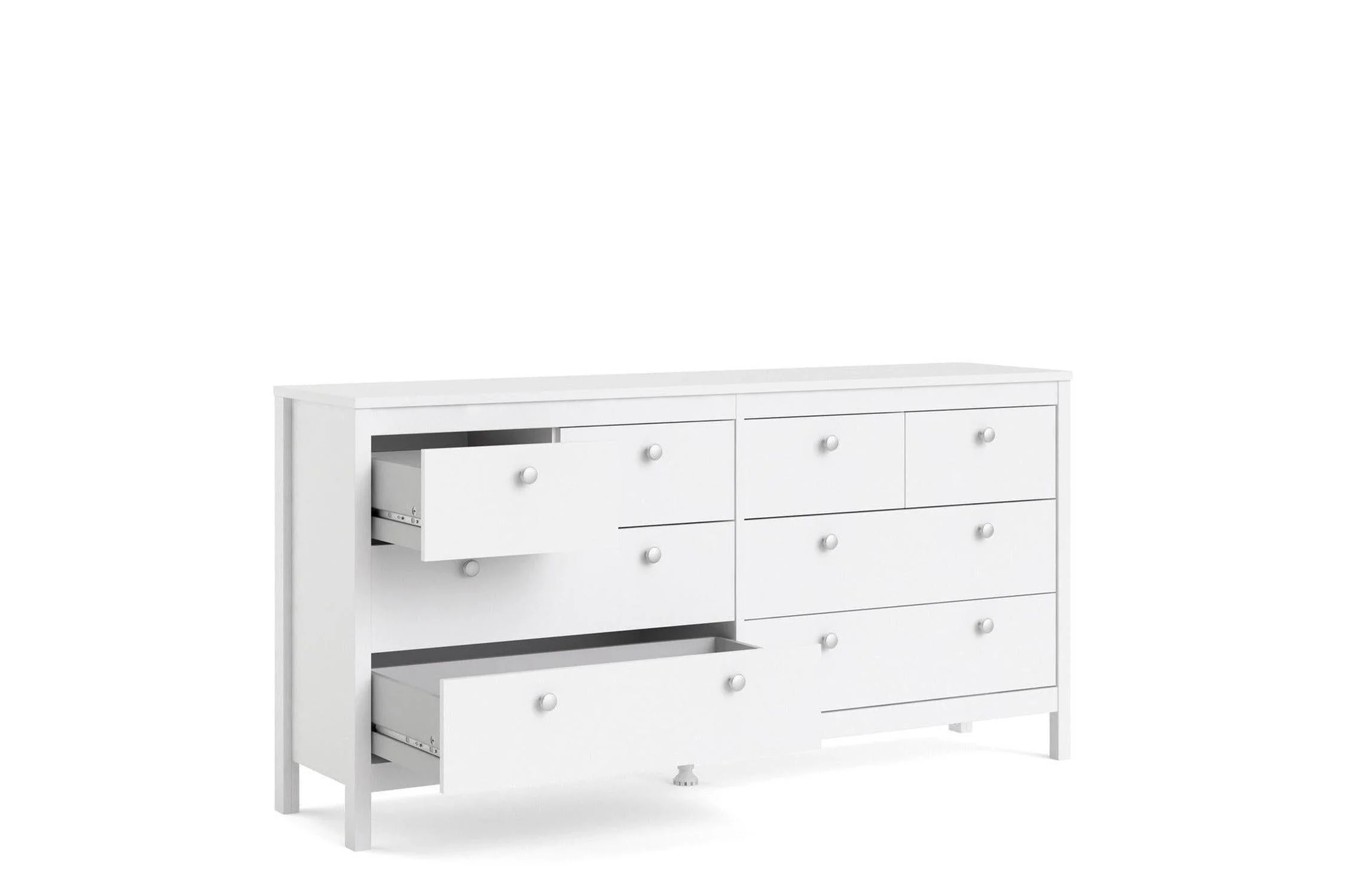 Madrid 4+4 Chest of Drawers In White - Image 6
