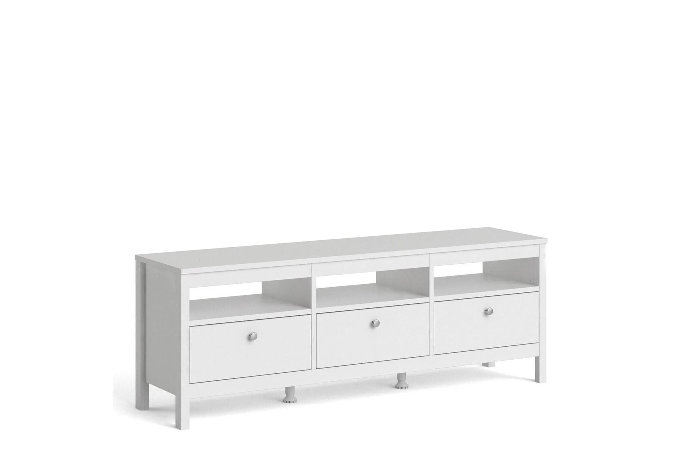 Madrid Tv-Unit 3 Drawers In White