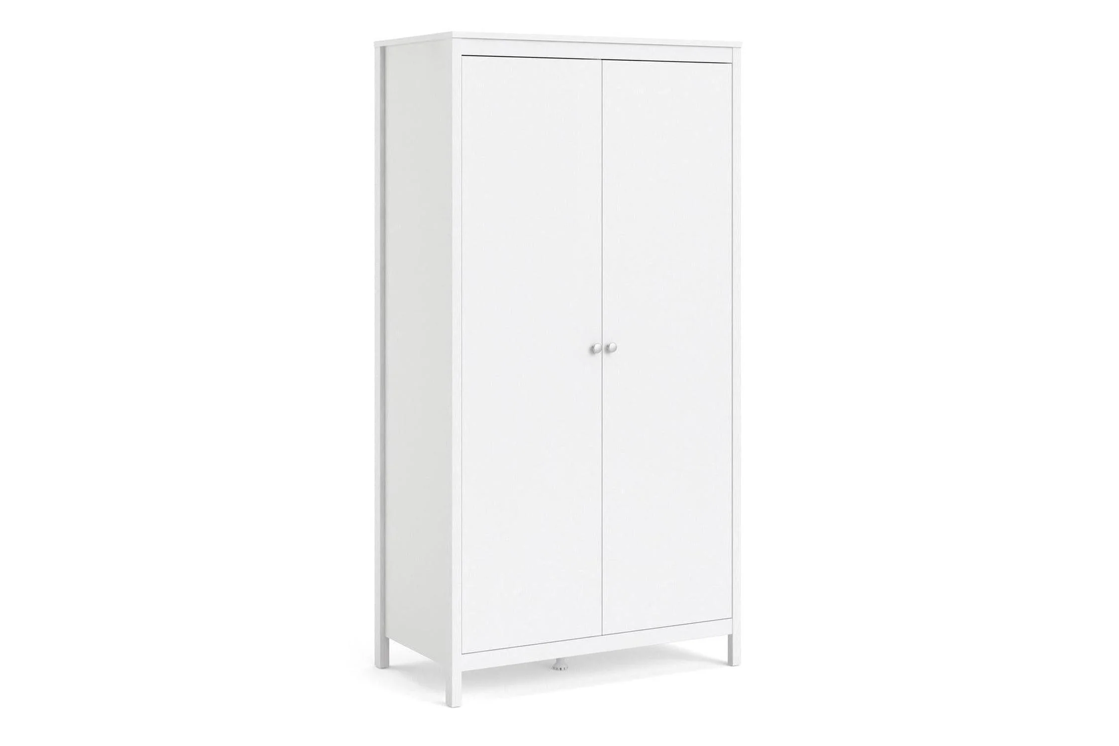 Madrid Wardrobe With 2 Doors In White