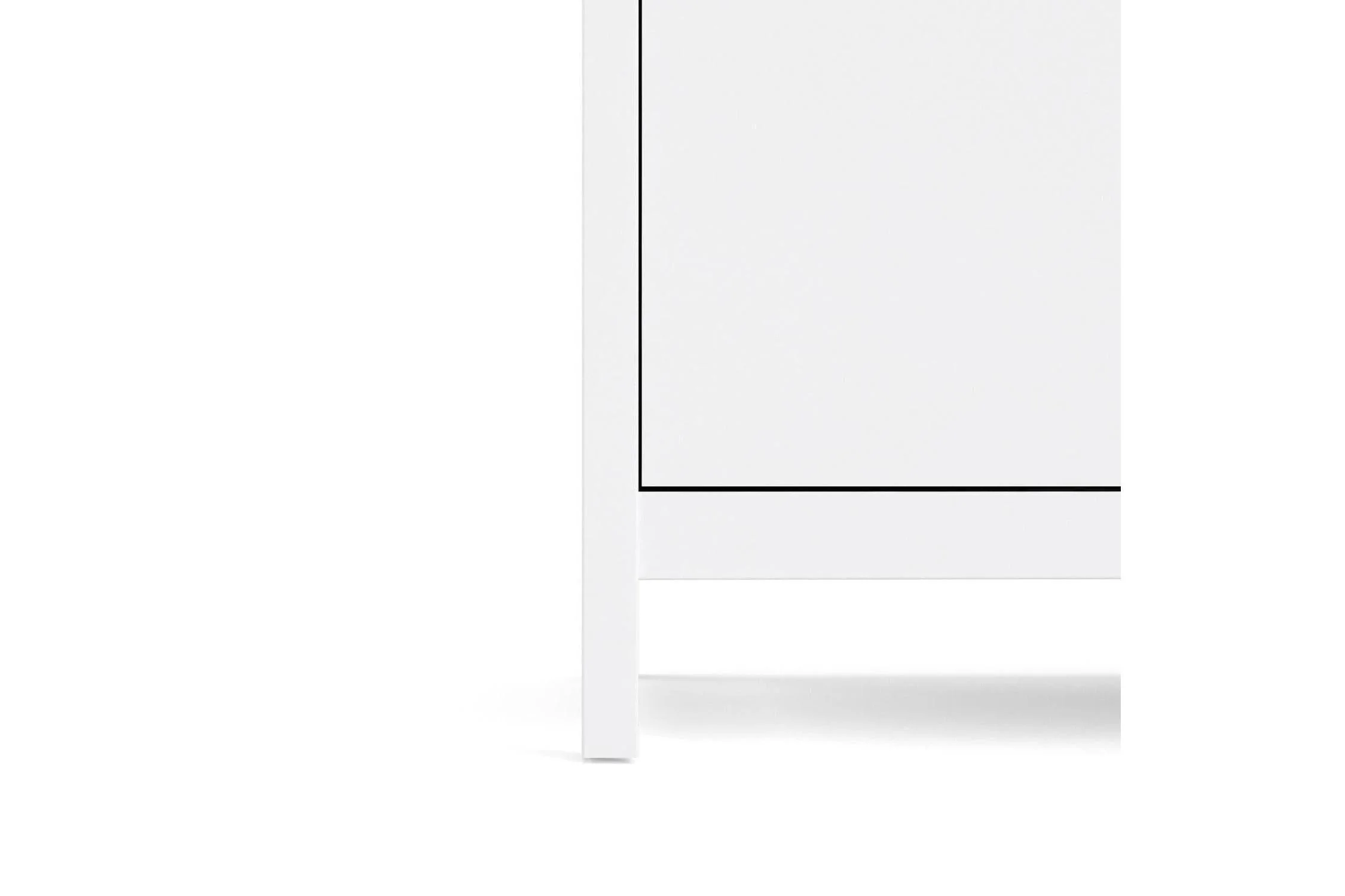 Madrid Wardrobe With 2 Doors In White - Image 5