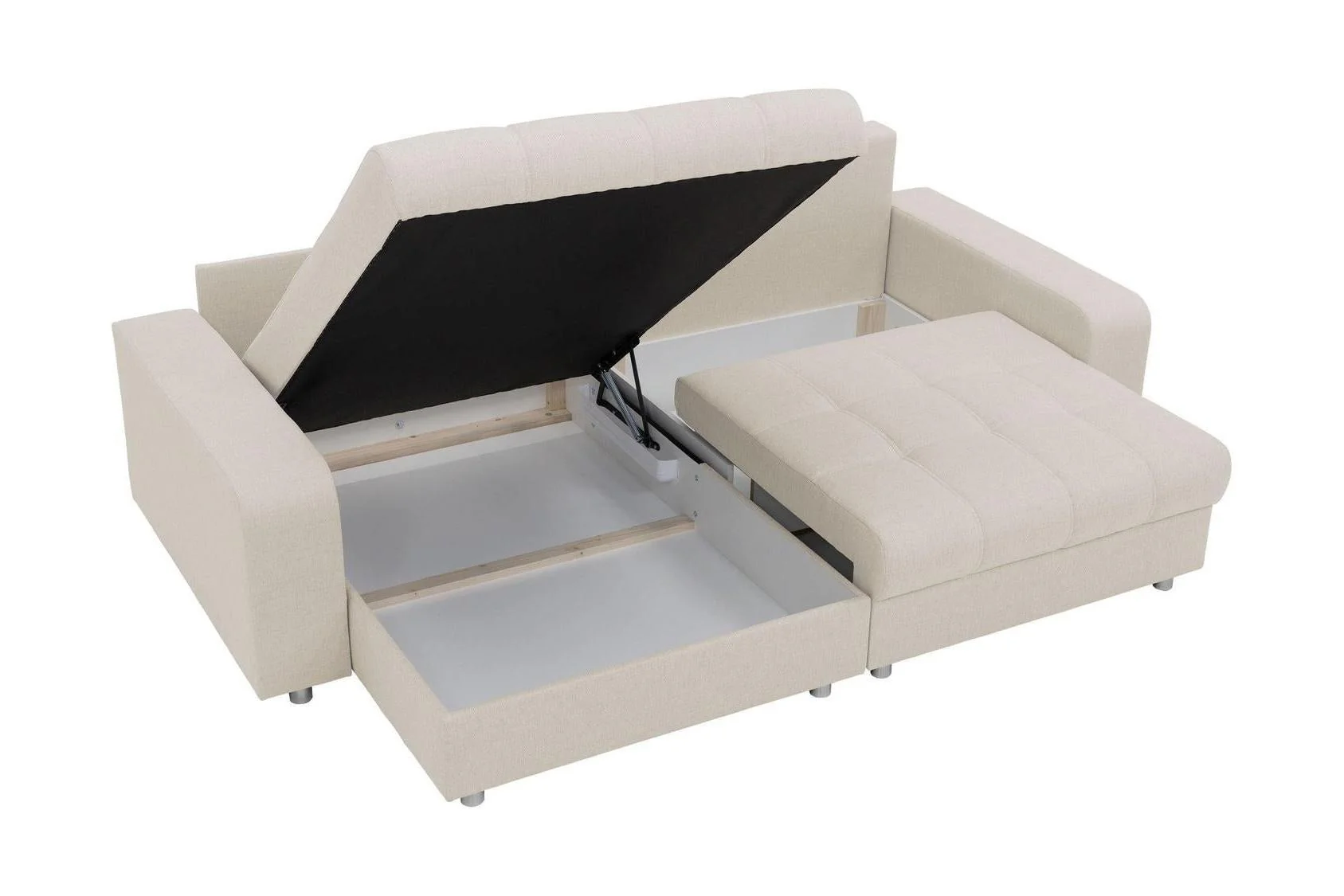 Manchester Corner Sofa Bed With Storage - Image 3