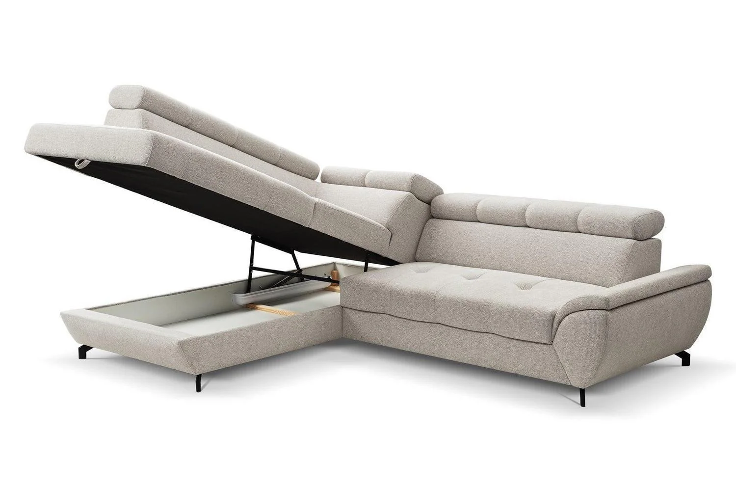 Mario Corner Sofa Bed With Storage - Image 5