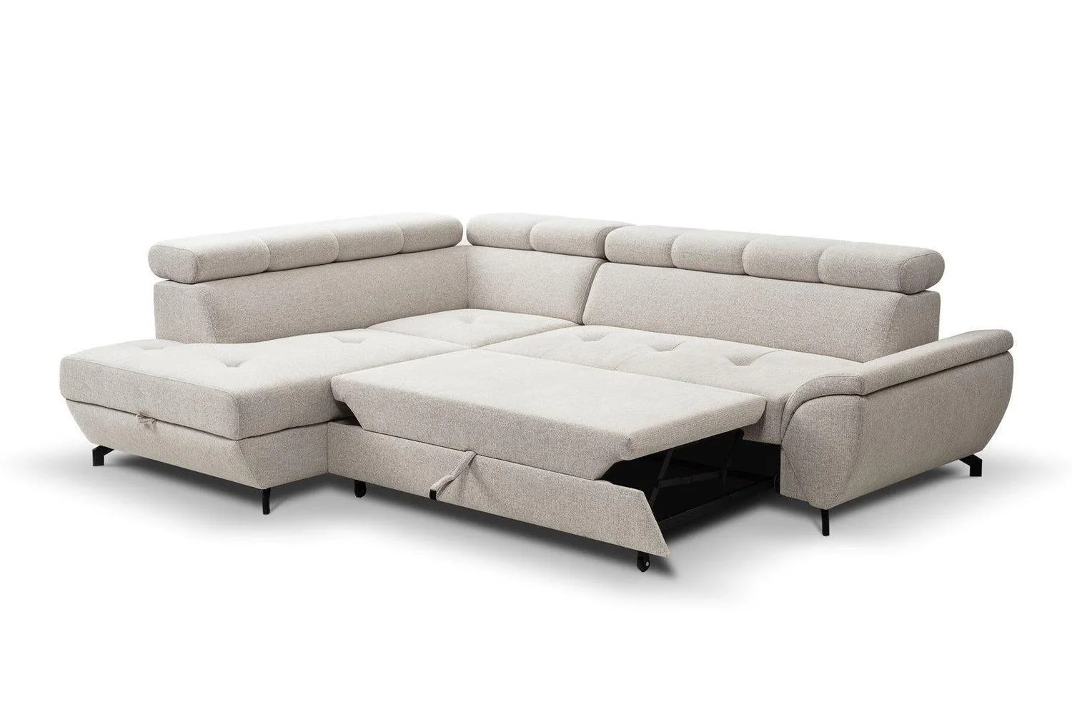Mario Corner Sofa Bed With Storage - Image 6