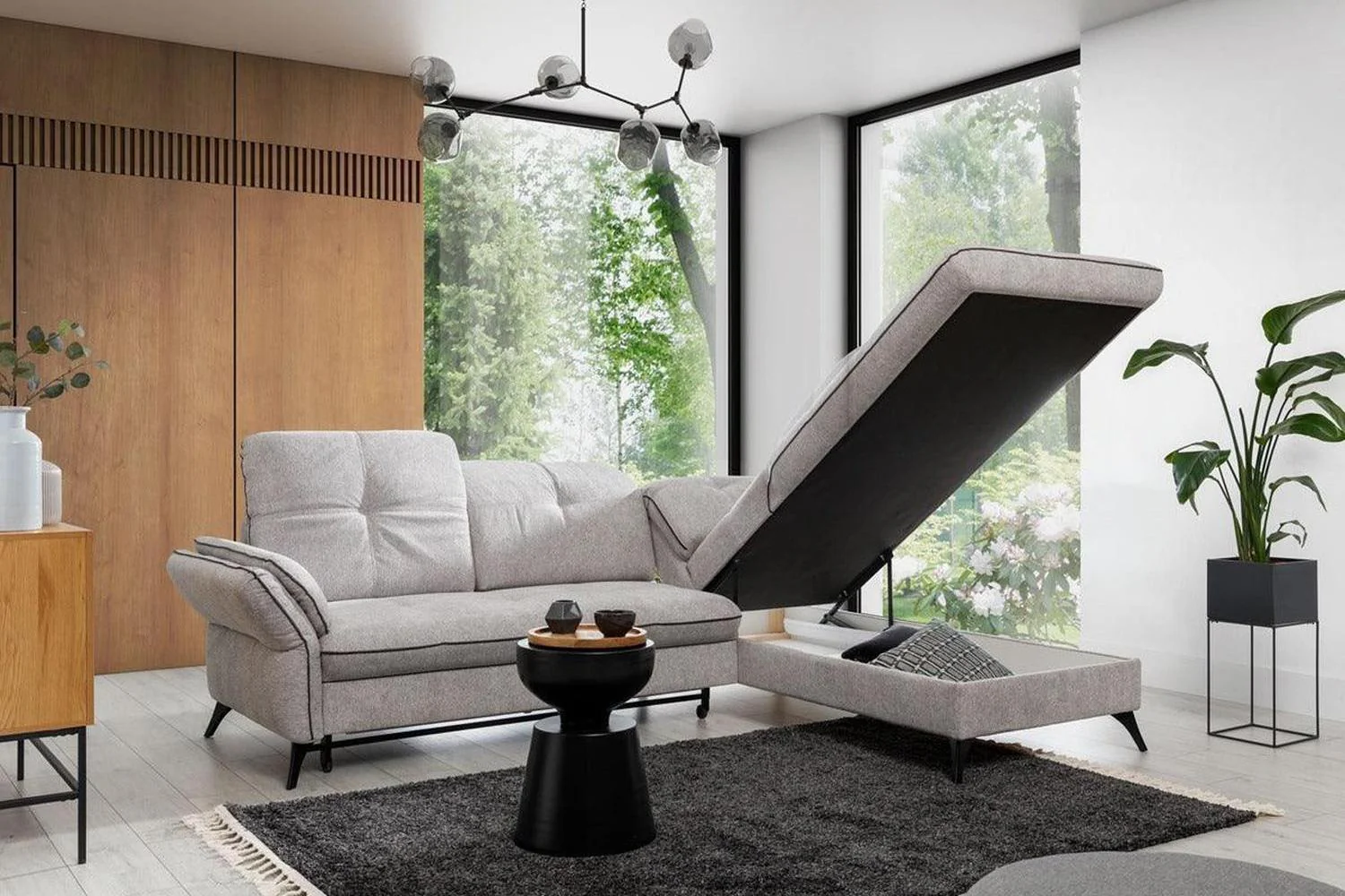 Massimo II Corner Sofa Bed With Storage - Image 2