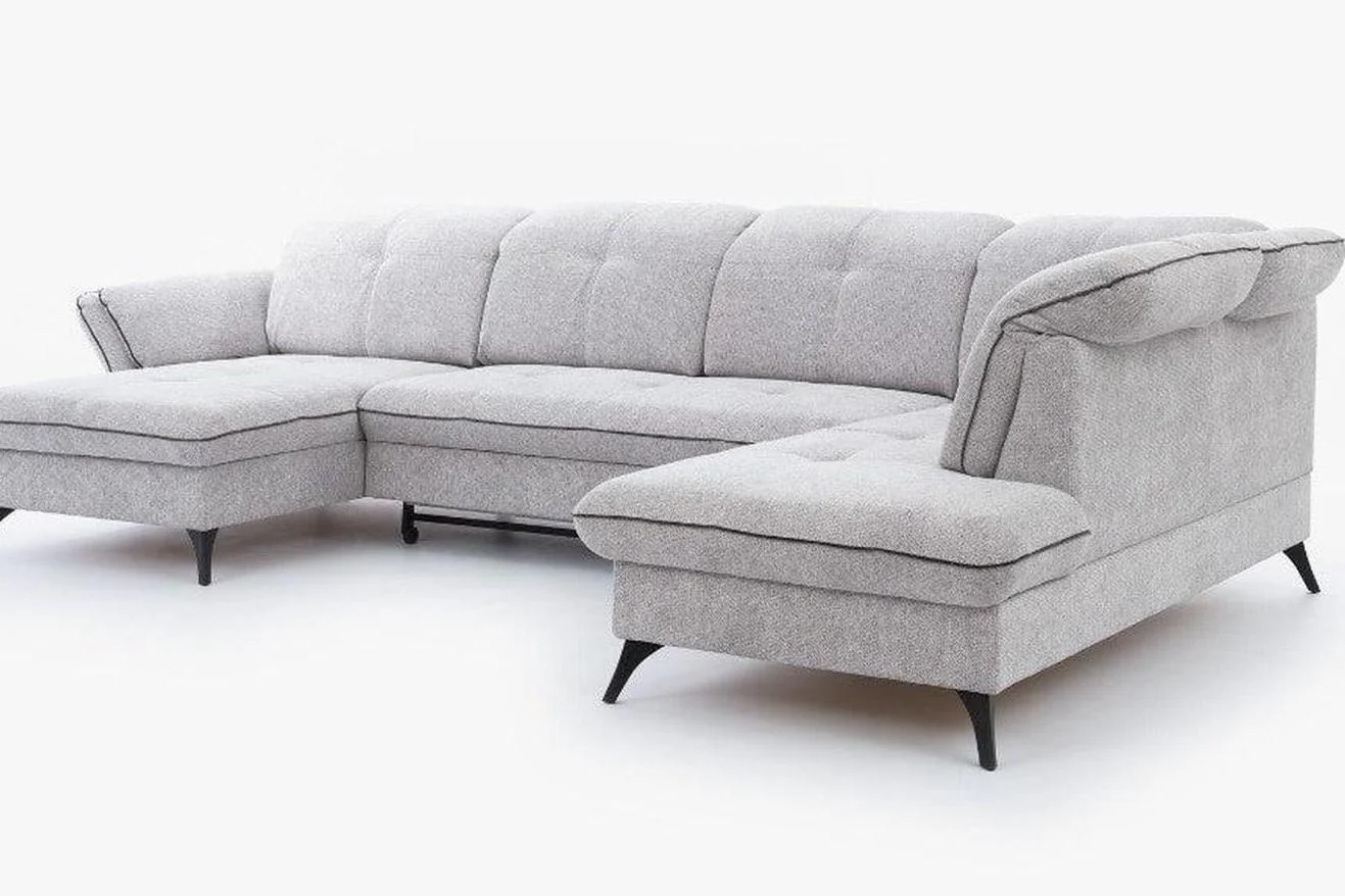Massimo U Shape Corner Sofa Bed With Storage - Image 6