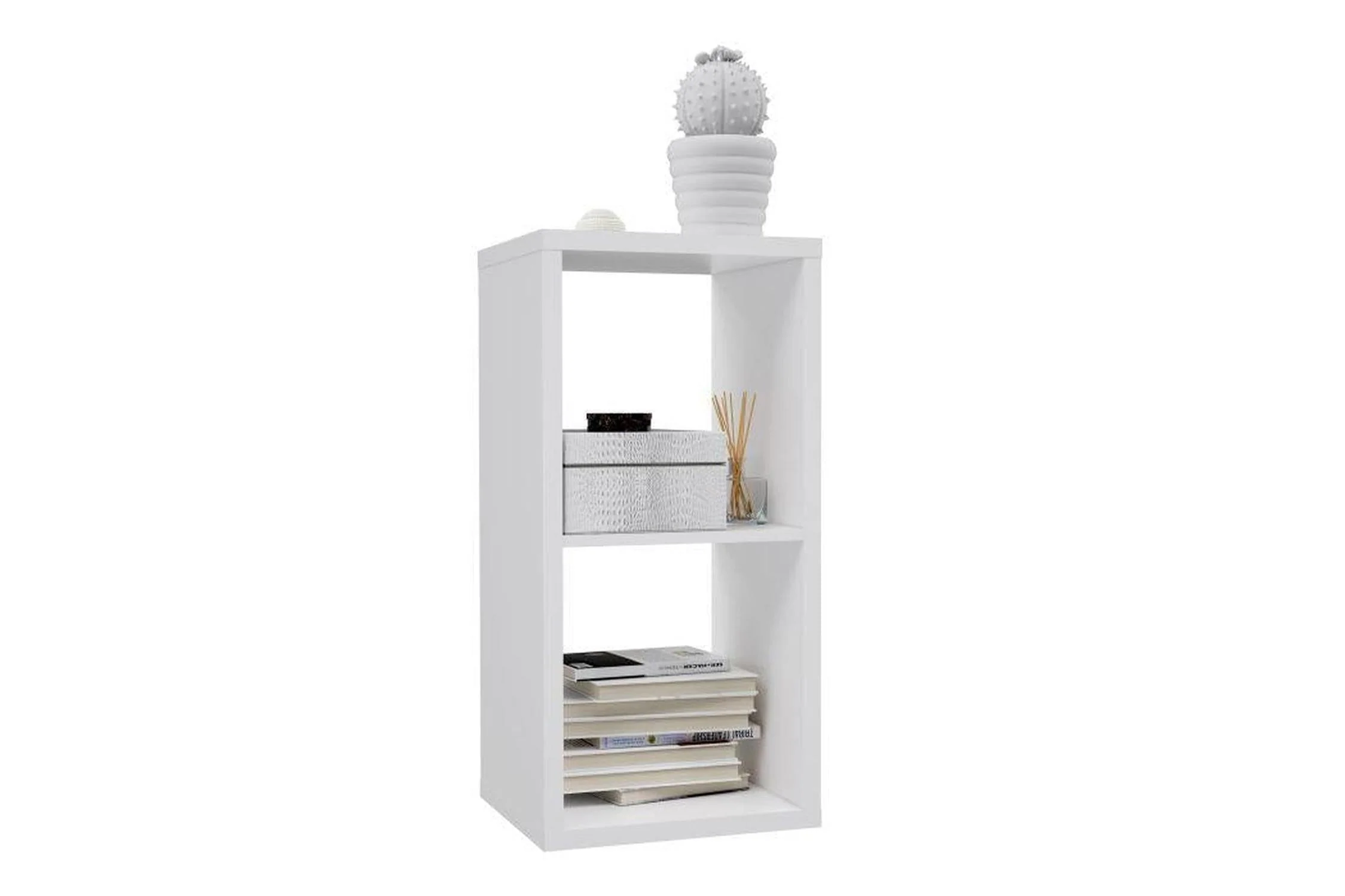 Mauro 1 Shelf Storage Unit In Matt White - Image 4