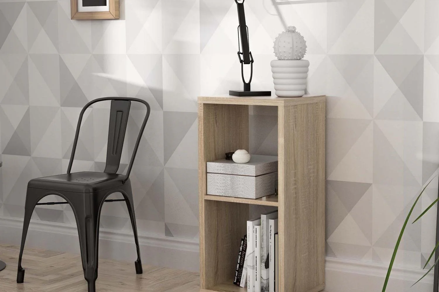 Mauro 1 Shelf Storage Unit In Sonoma Oak - Image 3