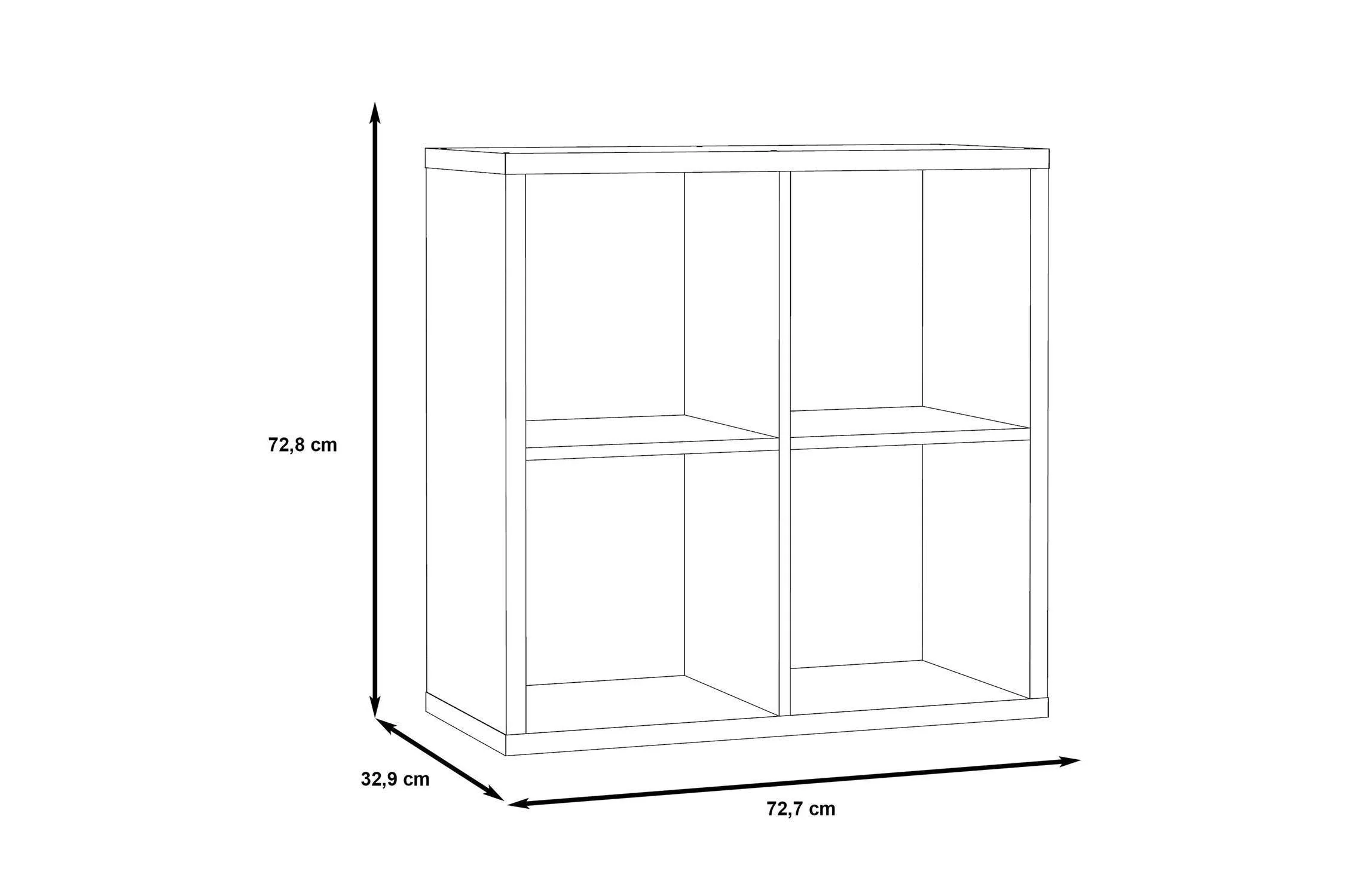 Mauro 2x2 Storage Unit In Artisan Oak - Image 7