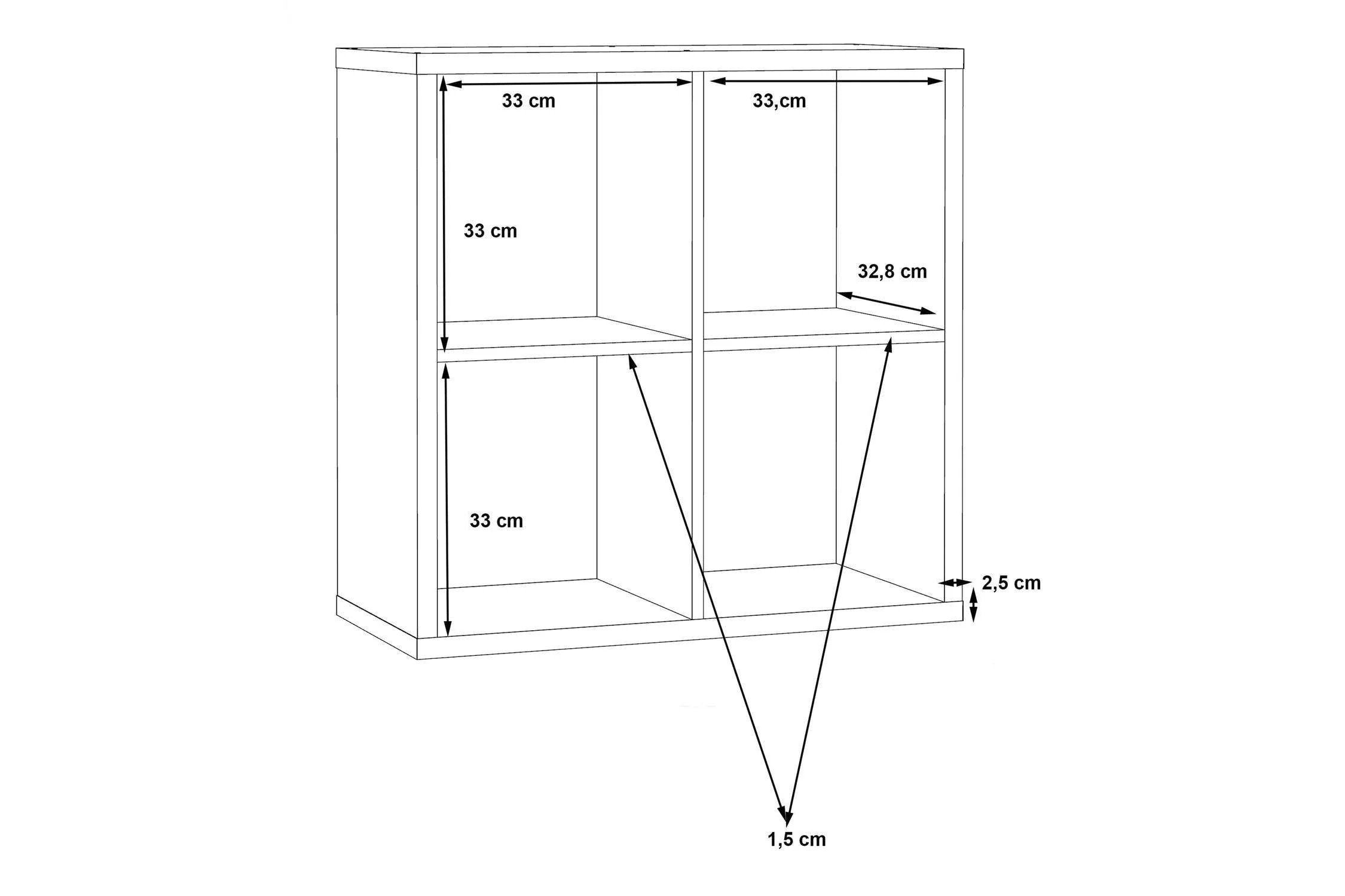 Mauro 2x2 Storage Unit In Artisan Oak - Image 8