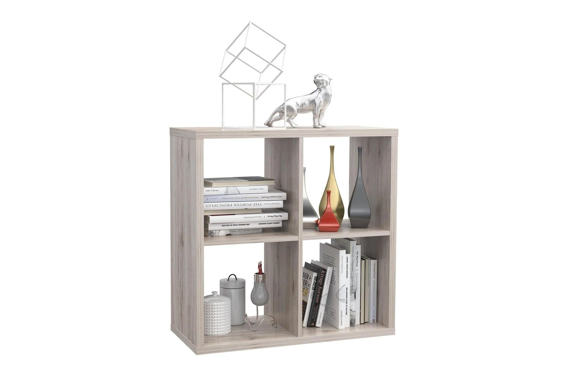 Mauro 2x2 Storage Unit In Sand Oak - Image 3