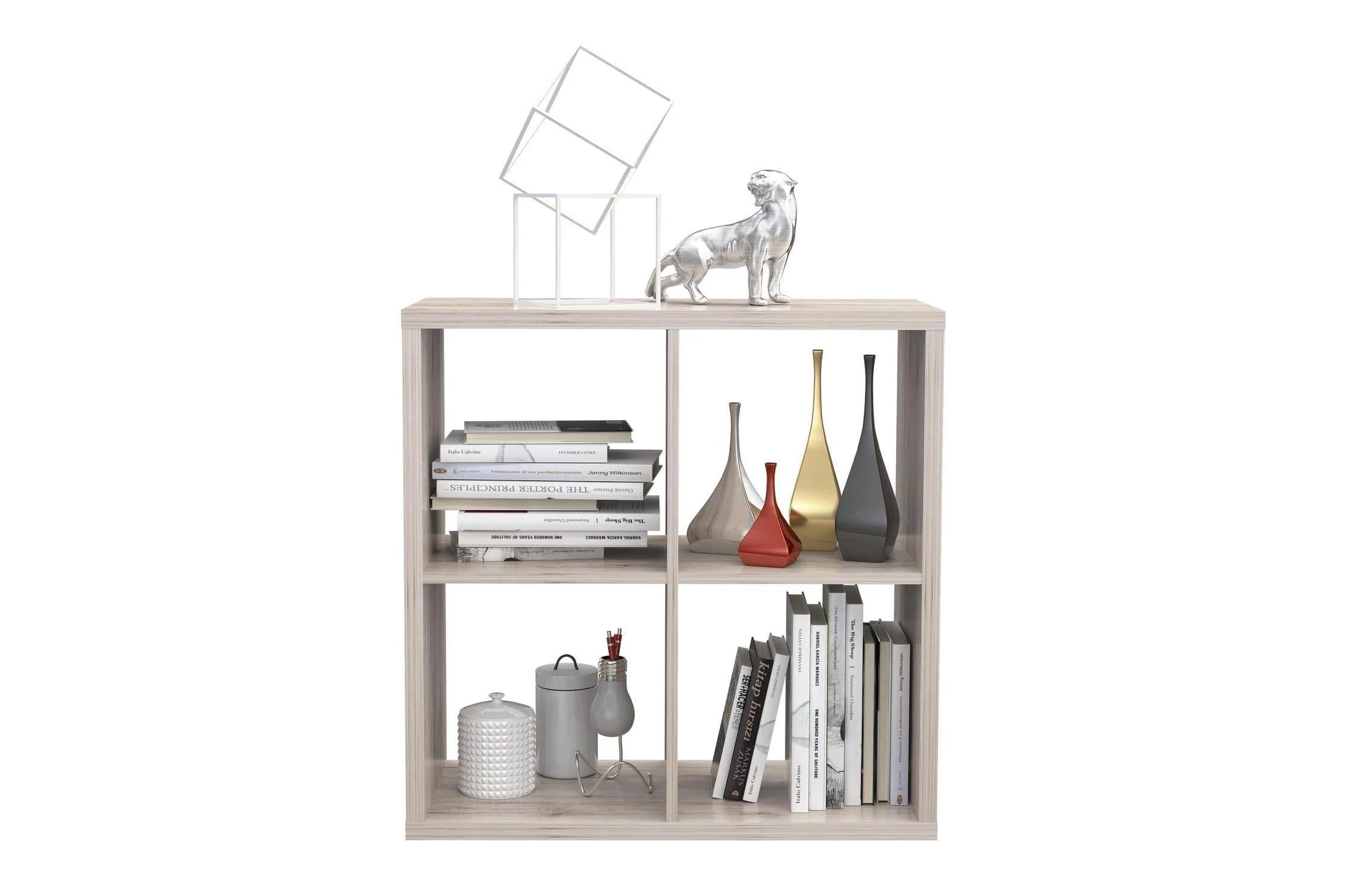 Mauro 2x2 Storage Unit In Sand Oak - Image 4
