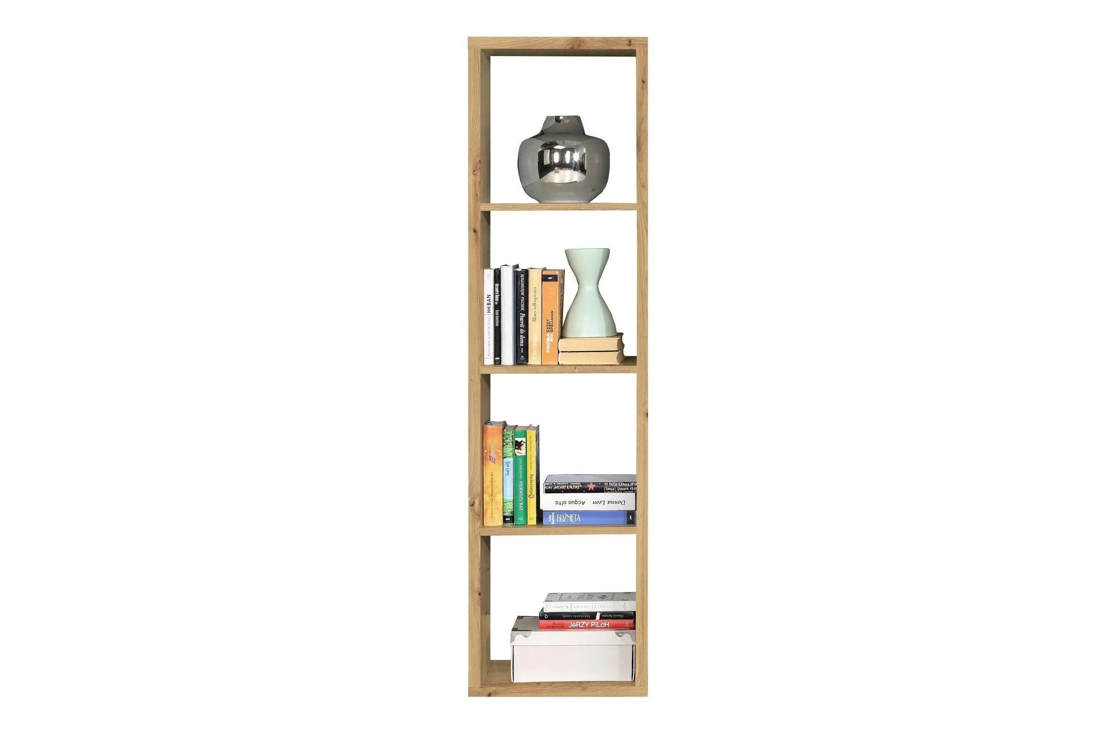 Mauro 3 Shelves Storage Unit In Artisan Oak - Image 4
