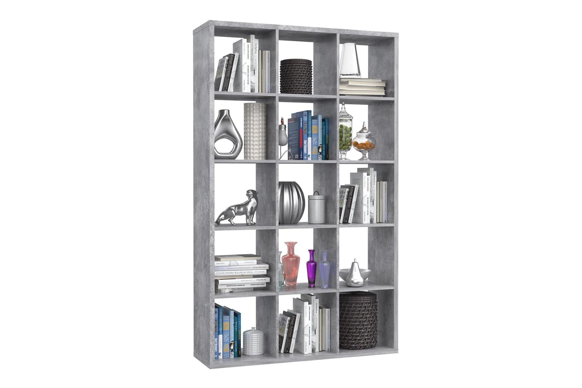 Mauro 3x5 Storage Unit In Concrete Grey - Image 3