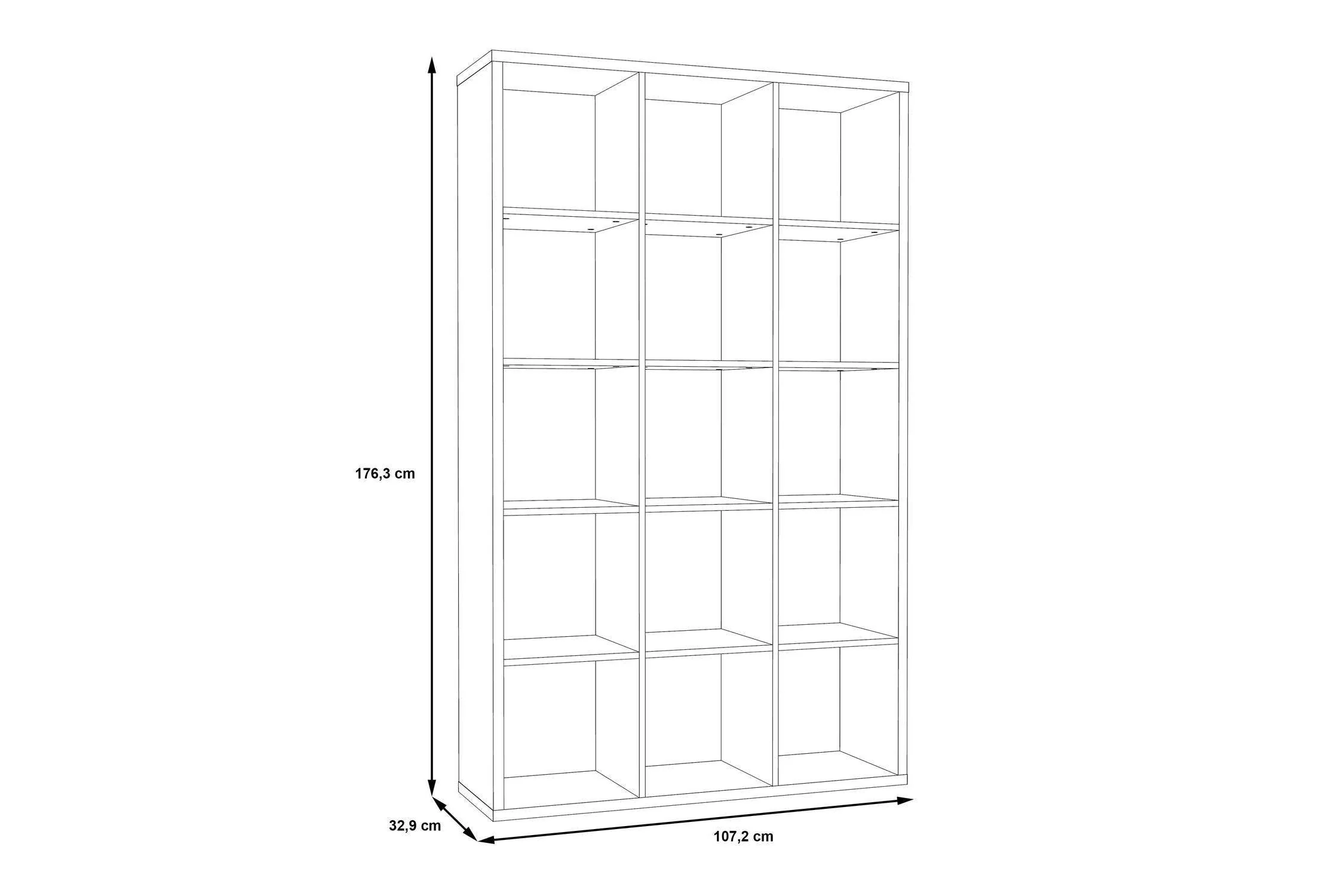 Mauro 3x5 Storage Unit In Matt Black - Image 7