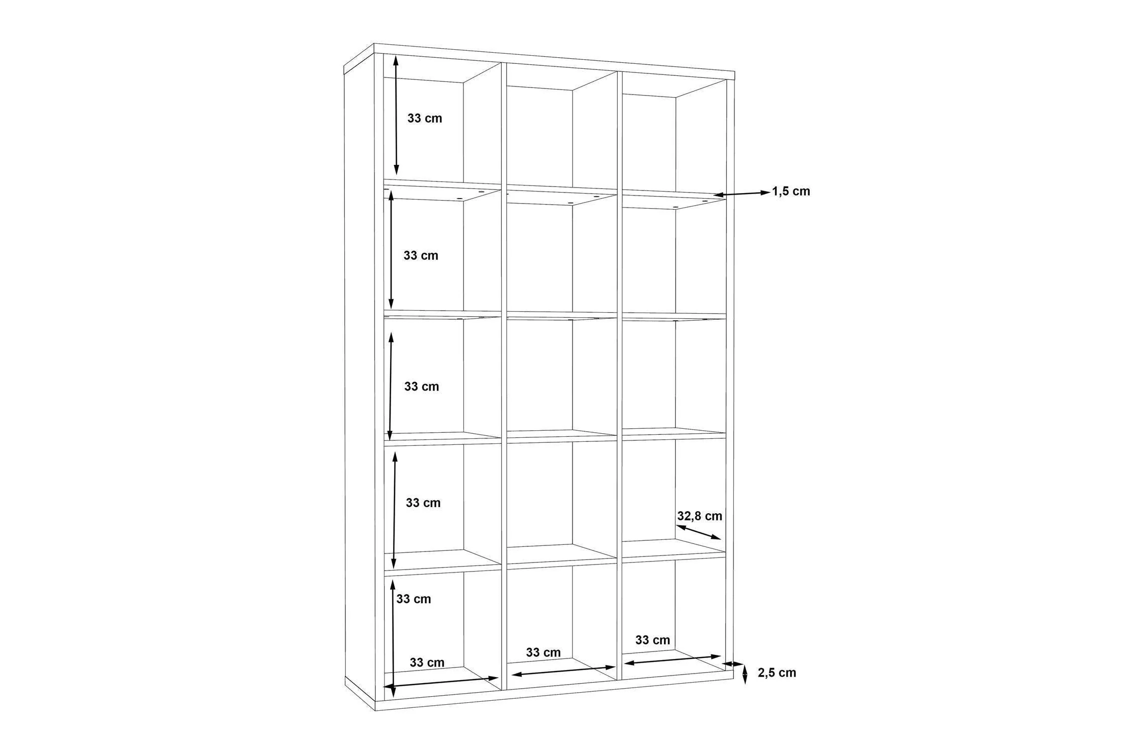 Mauro 3x5 Storage Unit In Matt Black - Image 8