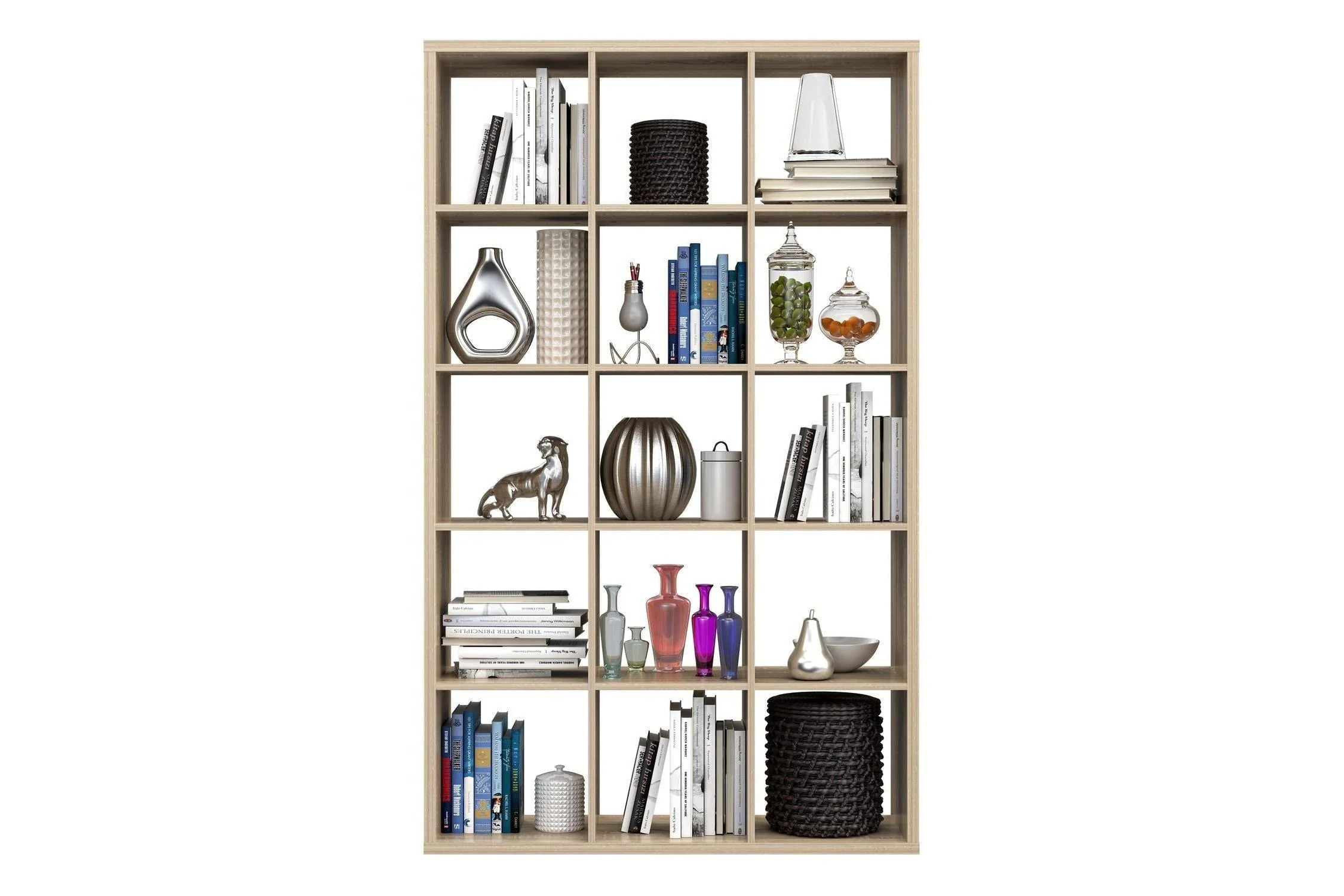 Mauro 3x5 Storage Unit In Sonoma Oak - Image 5