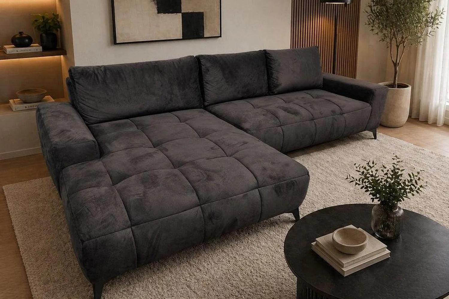 Mauro Corner Sofa Bed With Storage