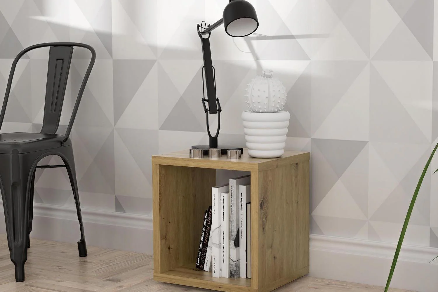 Mauro Singular Storage Unit In Artisan Oak - Image 3