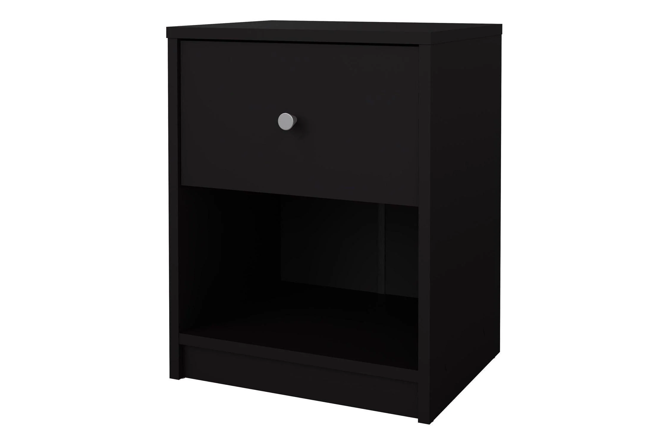 May Bedside 1 Drawer In Black - Image 3