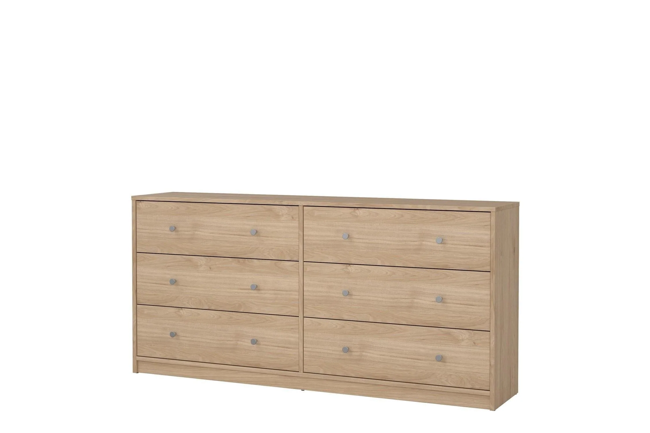 May Chest Of 6 Drawers (3+3) In Jackson Hickory Oak - Image 3