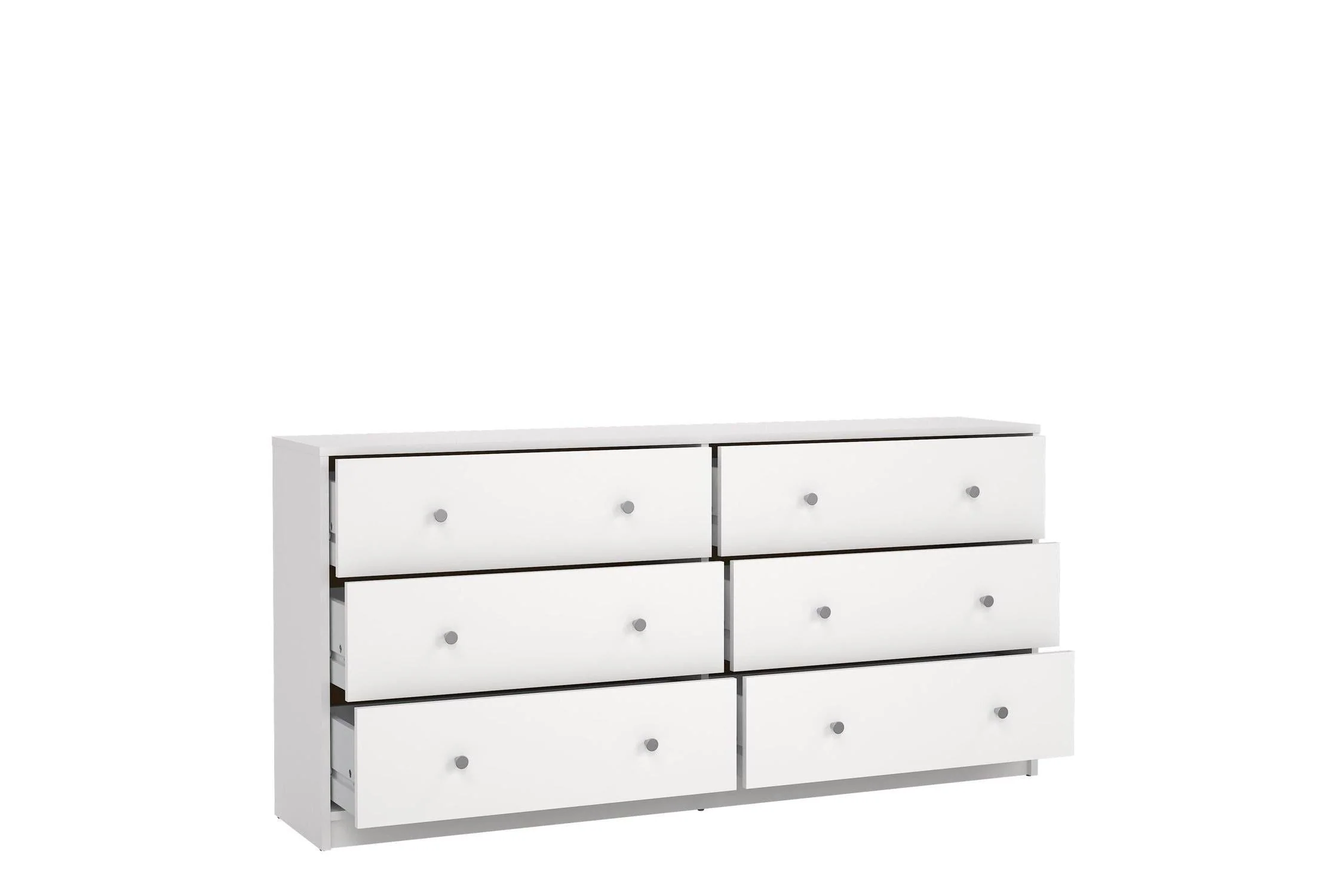 May Chest Of 6 Drawers (3+3) In White - Image 5