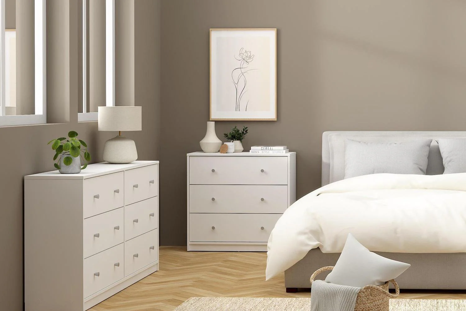 May Chest Of 6 Drawers (3+3) In White - Image 6