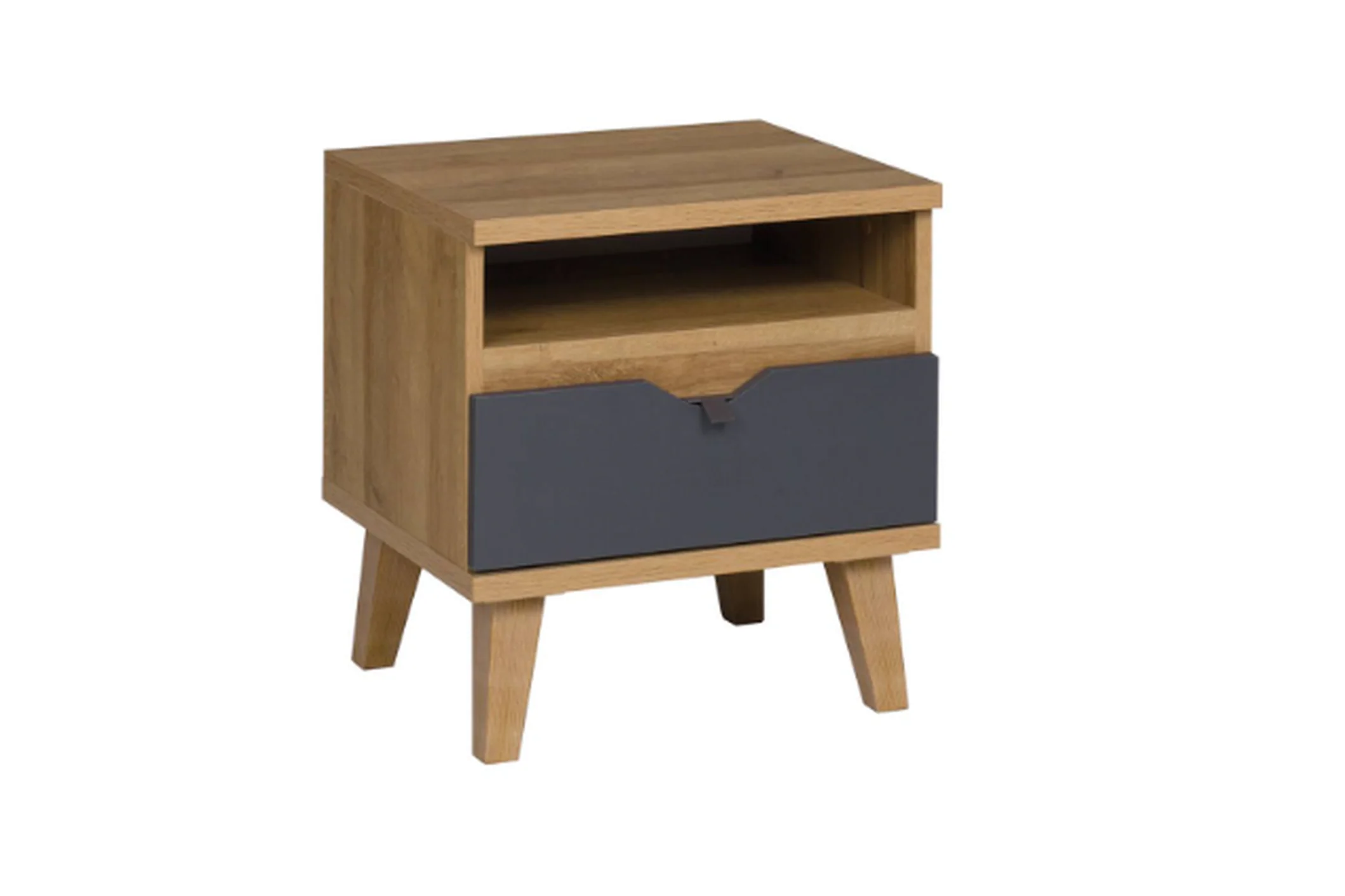 Memone Golden Oak Bedside Table