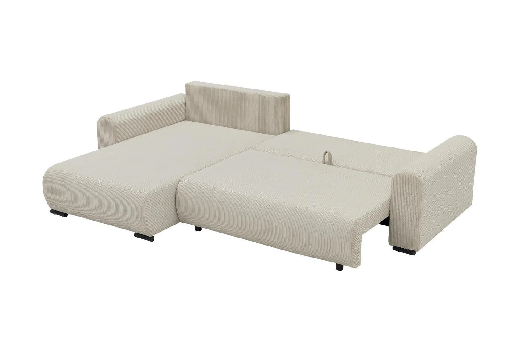 Merkos Corner Sofa Bed With Storage - Image 3