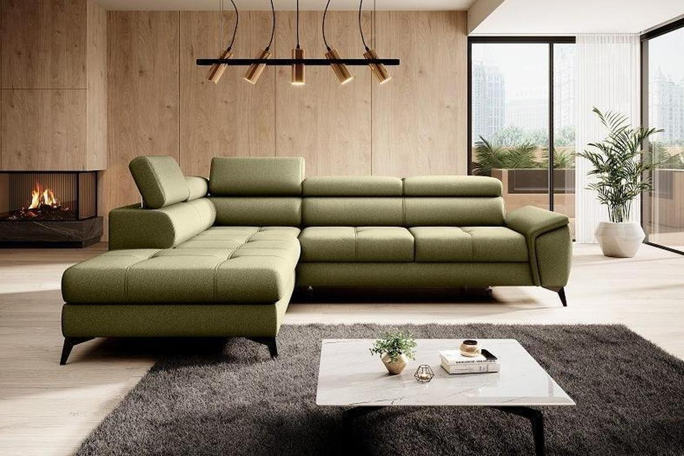 Mocca Corner Sofa Bed With Storage